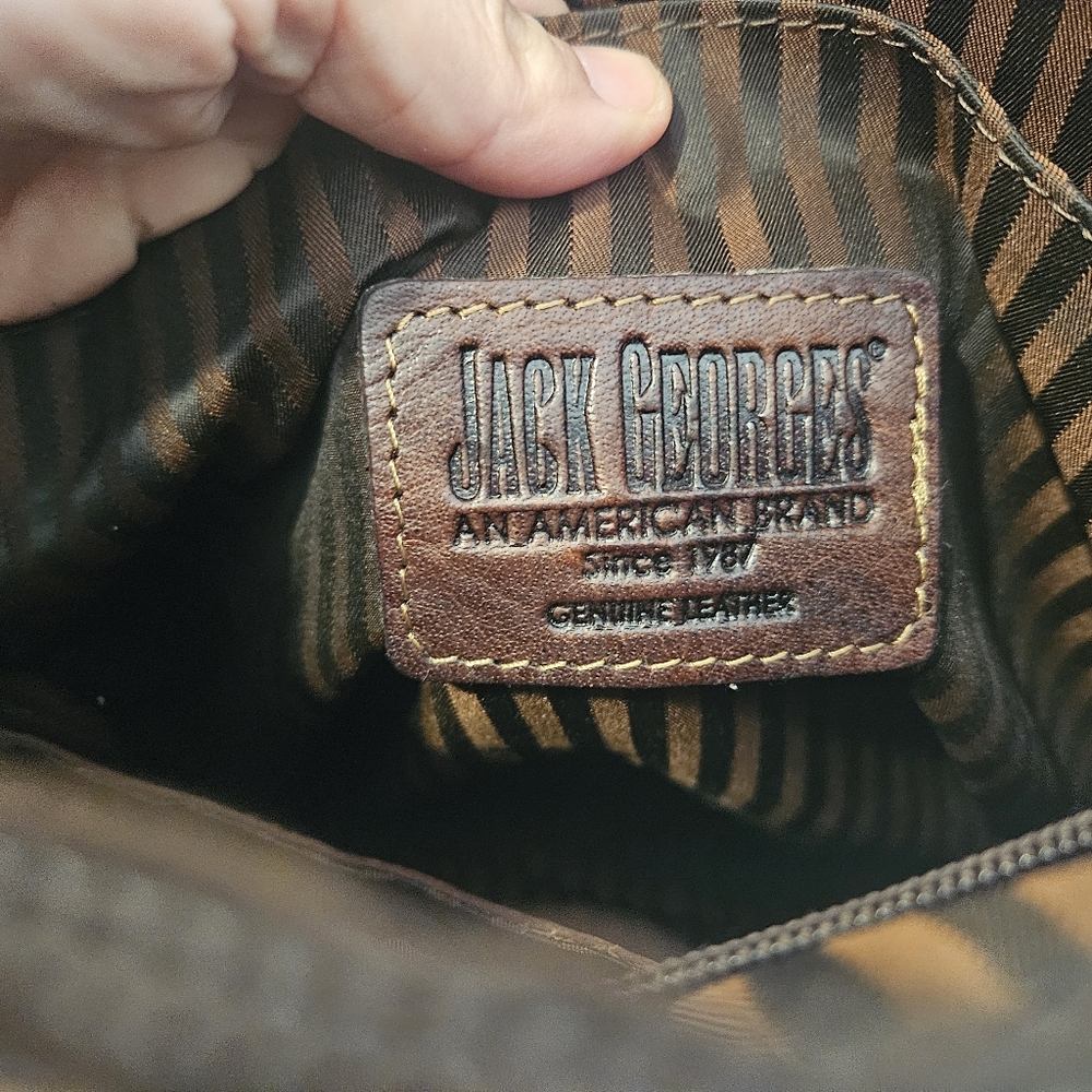 Jack Georges Large Crossbody Tote - Picture 6 of 6